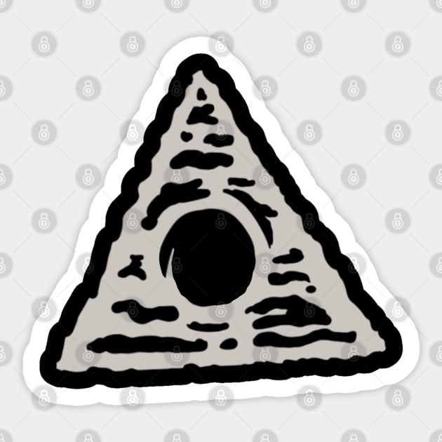 The triangle Sticker by Shankara